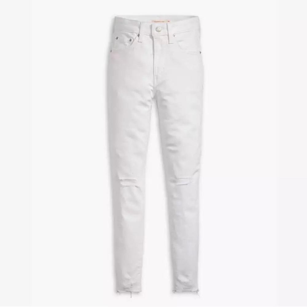 NWT Levi’s 721 High Rise Skinny Ankle Distressed - Picture 4 of 6